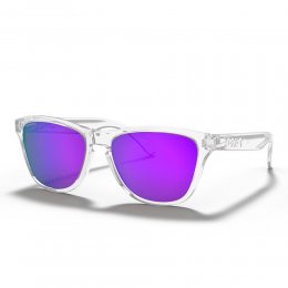 Ochelari de soare Oakley Frogskins XS Polished Clear Prizm Violet
