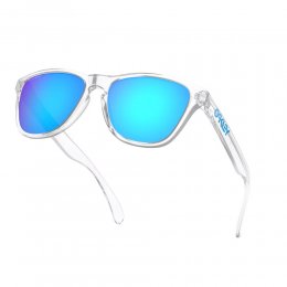 Ochelari de soare Oakley Frogskins XS Polished Clear Prizm Sapphire