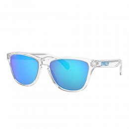 Ochelari de soare Oakley Frogskins XS Polished Clear Prizm Sapphire