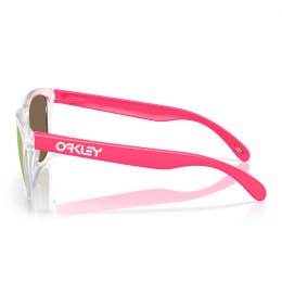 Ochelari de soare Oakley Frogskins Neon Pop Collection Clear Prizm Rose Gold Polarized