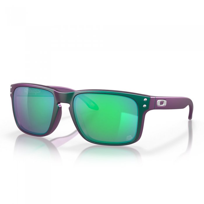 Ochelari de soare Oakley Holbrook Troy Lee Designs Matte Purple Green Shift Prizm Jade