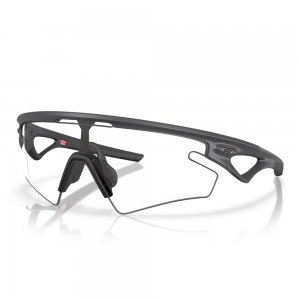 Ochelari de soare Oakley Sphaera Slash Carbon Clear to Black Iridium Photochromic