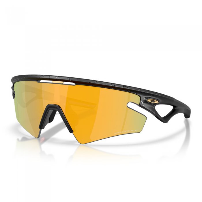 Ochelari de soare Oakley Sphaera Slash Gridiron Collection Matte Black Splatter Prizm 24K Polarized