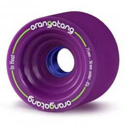 Set 4 roti Longboard Orangatang 75mm In Heat 83A Purple