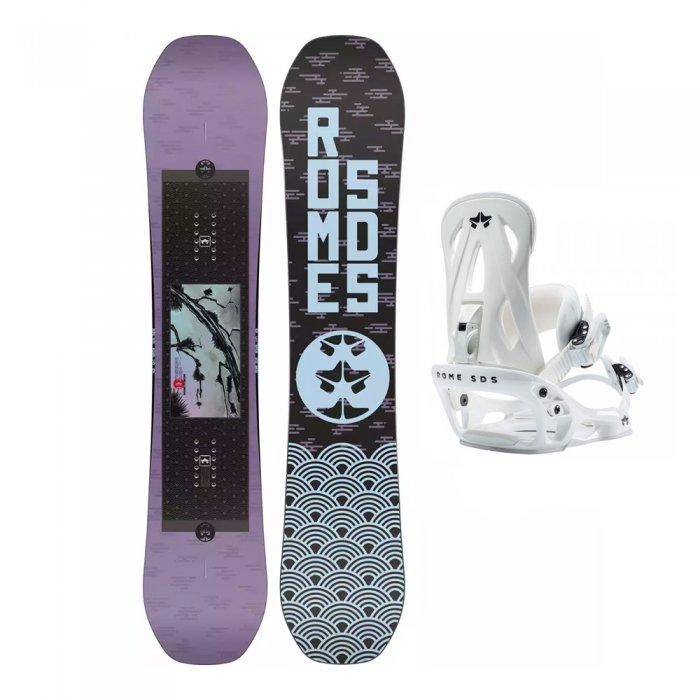 Placa Snowboard Rome Royal cu legaturi Shift white 2022