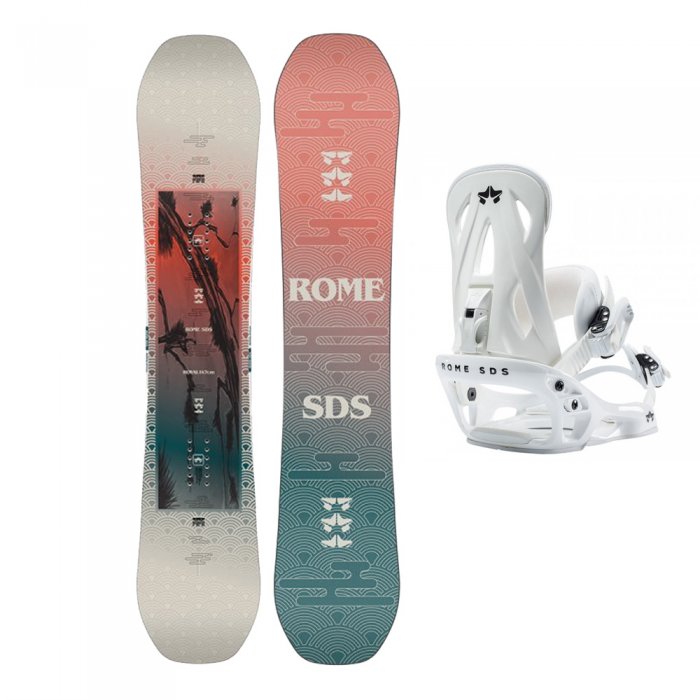 Placa Snowboard Rome Royal cu legaturi Shift white 22/23