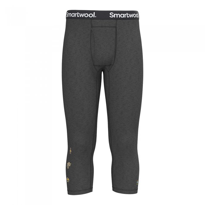 Pantaloni Corp Smartwool Classic Thermal Merino Charcoal/Honey Gold 25/26