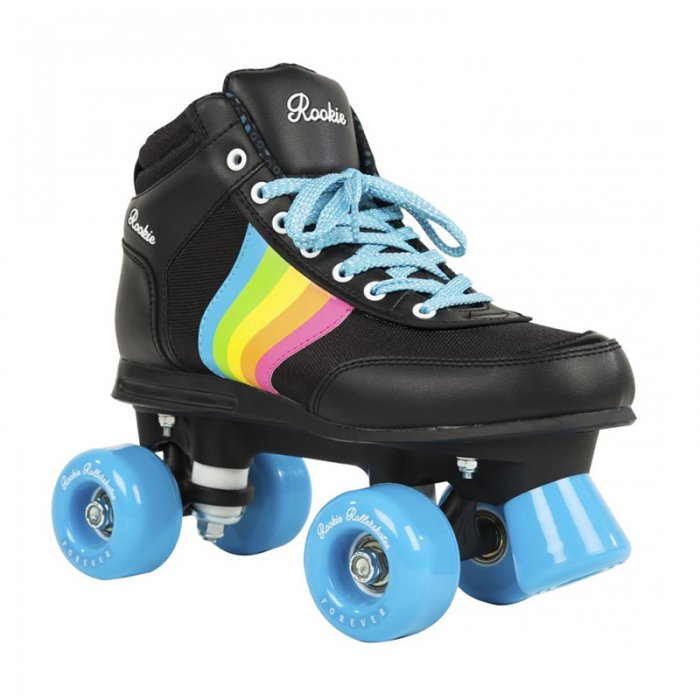 Patine cu rotile Rookie Forever Rainbow Black