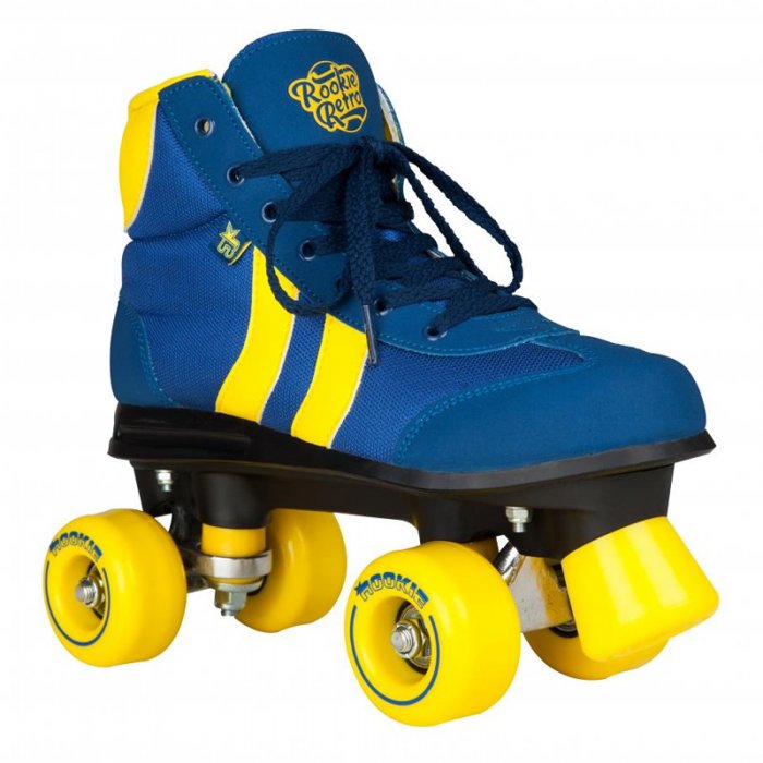 Patine cu rotile Rookie Retro V2-1 Blue/Yellow