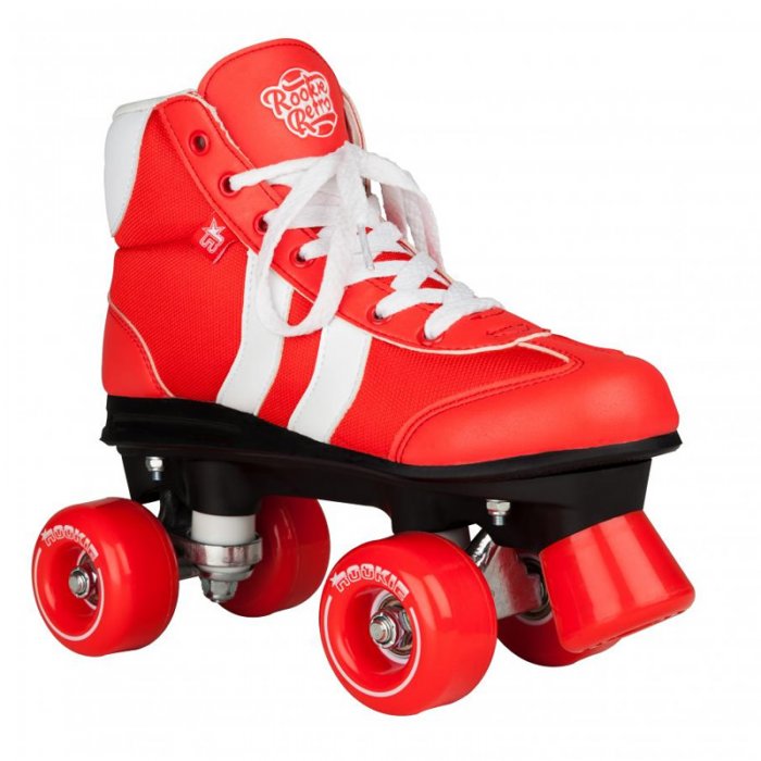 Patine cu rotile Rookie Retro V2-1 Red/White