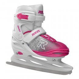 Patine copii Roces Jokey Ice X Girl White/Pink