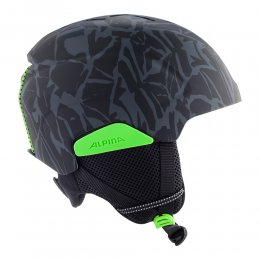 Casca Alpina Pizi Black-Green Camo Matt