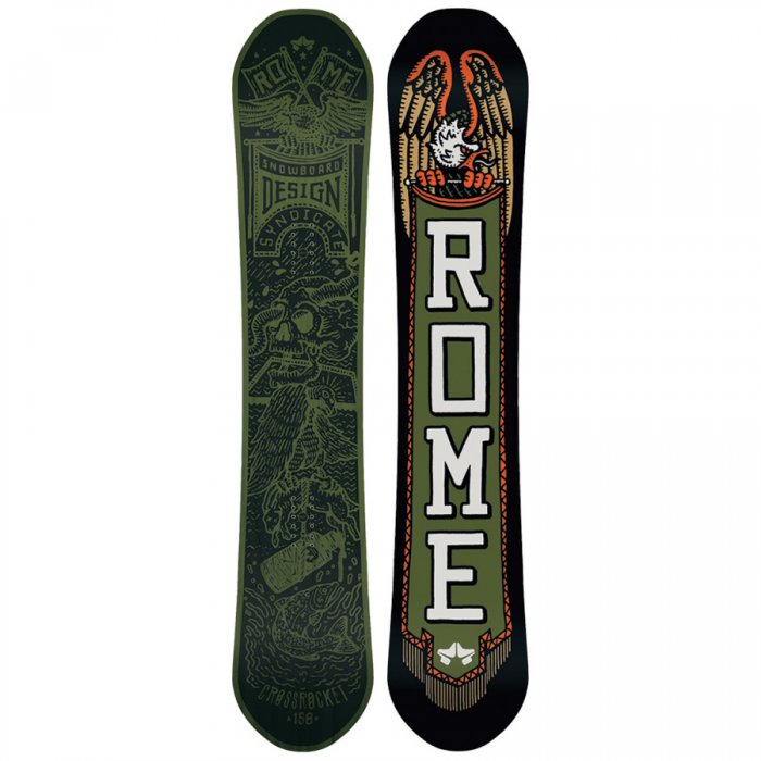 Placa snowboard Rome Crossrocket 158 2018 - Skates.ro