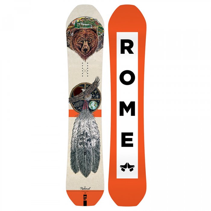 Placa Snowboard Rome National 158 Bjorn 2019