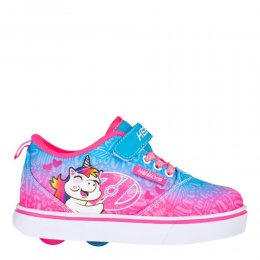 Heelys Pro 20 X2 Cyan/Neon Pink/White