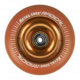 Roata Trotineta MetalCore Radical 110mm + Abec 9 Orange/Orange