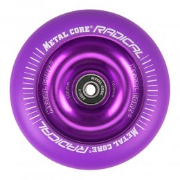Roata Trotineta MetalCore Radical 100mm + Abec 9 Violet/Violet