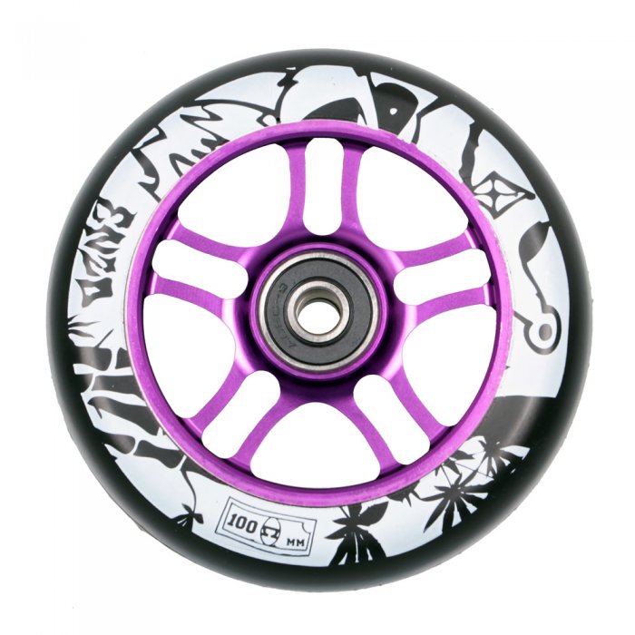 Roata Trotineta 841 Enzo 2 100mm + Abec 9 purple