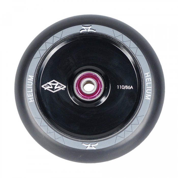 Roata Trotineta AO Helium 110mm black/black + Abec 9