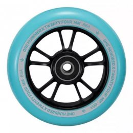 Set 2 Roti Trotineta Blunt 10 Spokes 100mm + Abec 9 Black/Teal