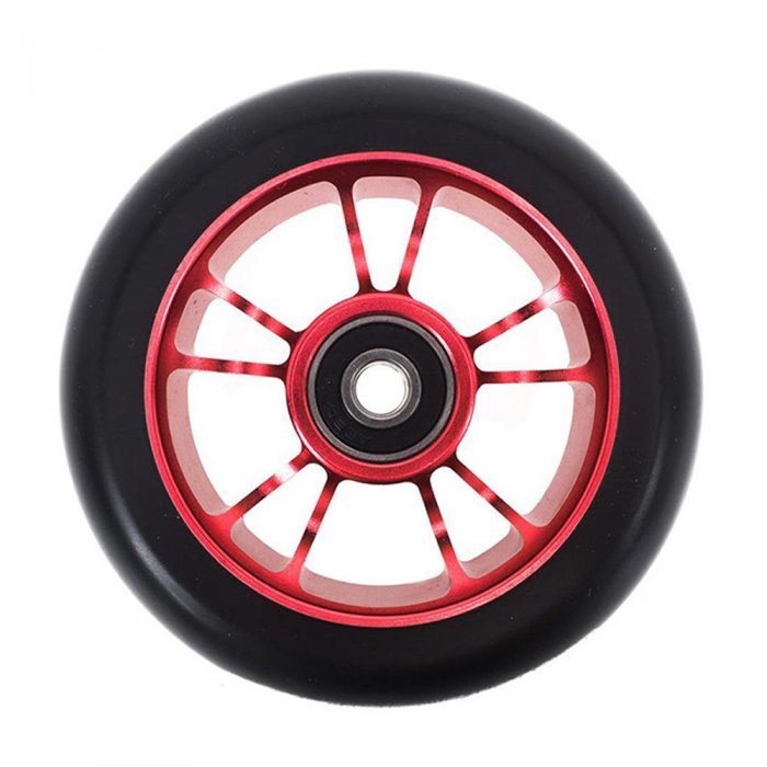 Roata Trotineta Blunt 10 Spokes 100mm + Abec 9 Red - Click Image to Close