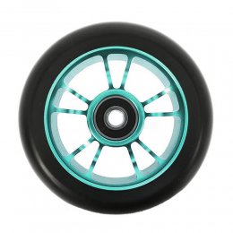 Roata Trotineta Blunt 10 Spokes 100mm + Abec 9 Teal