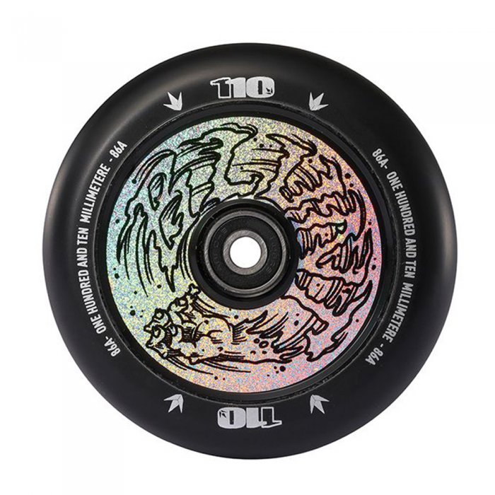 Roata Trotineta Blunt Hollow Core 110mm + Abec 9 Hand Hologram