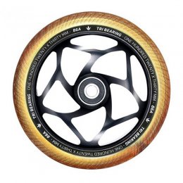 Roata Trotineta Blunt 120mm x 30mm Tri Bearing Black/Gold