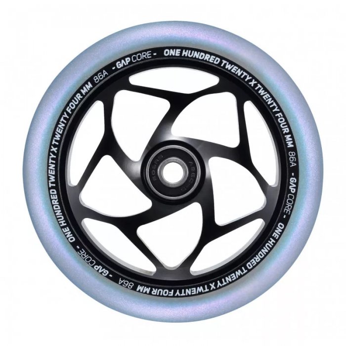 Roata Trotineta Blunt 120mm x 24mm Gap Core Tri Bearing Black/Galaxy