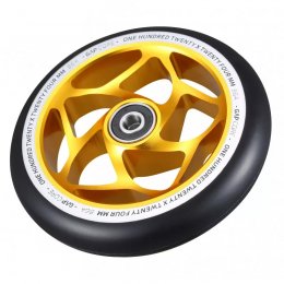 Roata Trotineta Blunt 120mm x 24mm Gap Core Tri Bearing Gold/Black