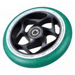 Roata Trotineta Blunt 120mm x 24mm Gap Core Tri Bearing Black/Jade