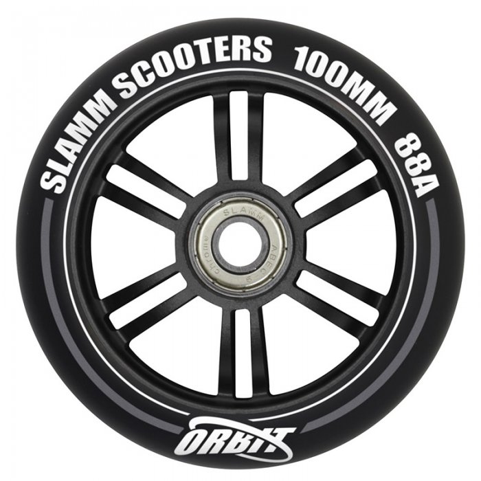 Roata trotineta Slamm Orbit 100mm neagra + Abec 9