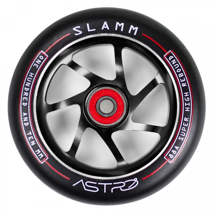 Roata trotineta Slamm Astro 110mm black + Abec 9 - Click Image to Close