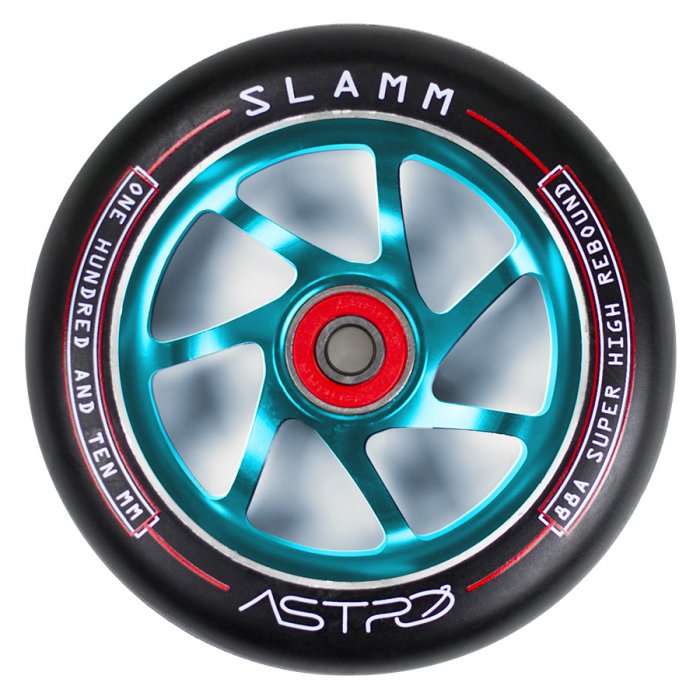 Roata trotineta Slamm Astro 110mm blue + Abec 9