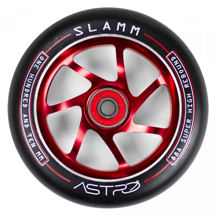 Roata trotineta Slamm Astro 110mm red + Abec 9