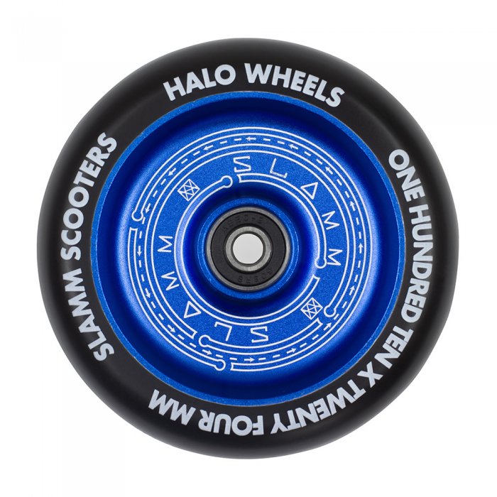 Roata trotineta Slamm 110mm Halo Deep Dish Blue + Abec 9