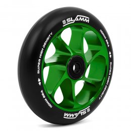 Roata Trotineta Slamm 110mm Team Black/Green + Abec 9