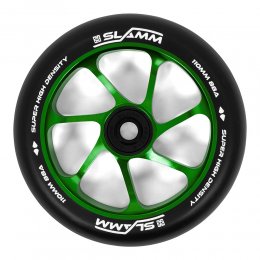 Roata Trotineta Slamm 110mm Team Black/Green + Abec 9