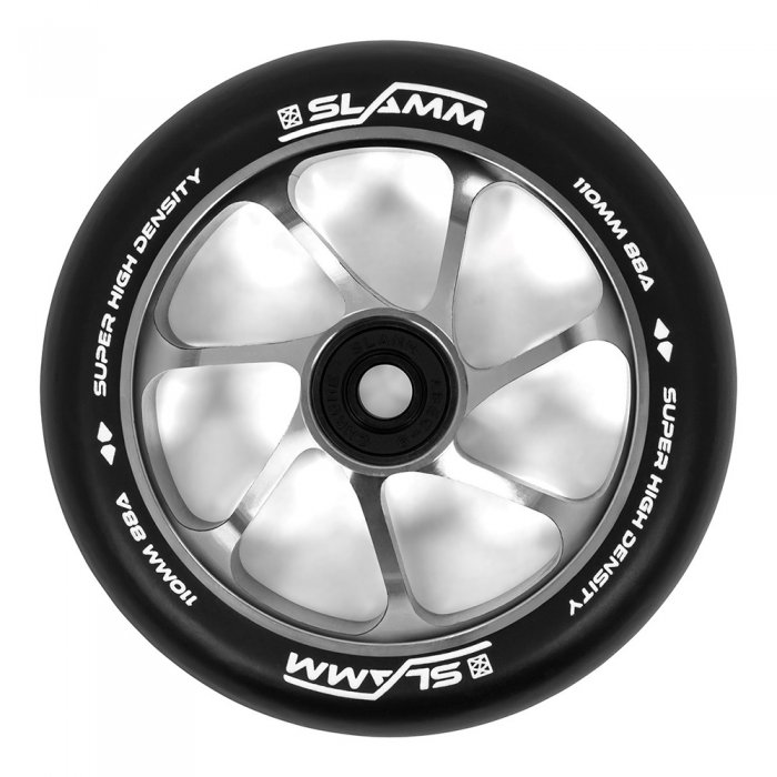 Roata Trotineta Slamm 110mm Team Black/Silver + Abec 9