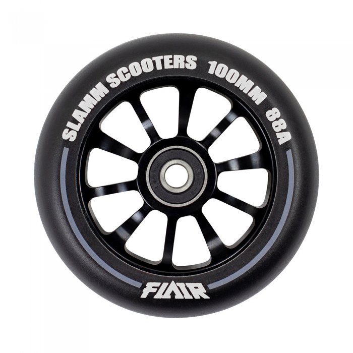 Roata trotineta Slamm Flair 2.0 100mm Black + Abec 9 - Click Image to Close