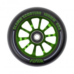 Roata trotineta Slamm Flair 2.0 100mm Green + Abec 9