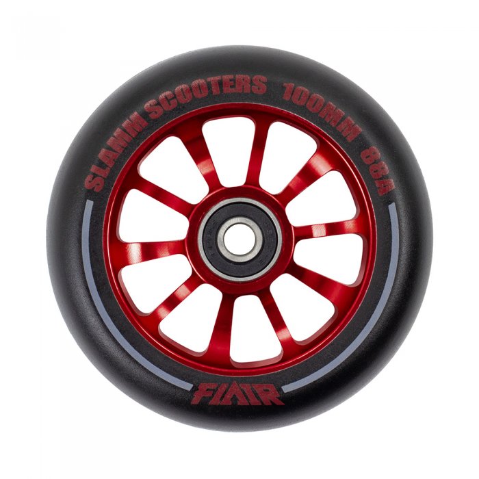 Roata trotineta Slamm Flair 2.0 100mm Red + Abec 9