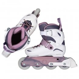 Role copii Powerslide Kids Jet White/Blackberry