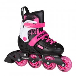 Role Powerslide Kids Khaan Magic Black/White/Pink