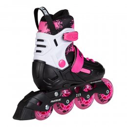 Role Powerslide Kids Khaan Magic Black/White/Pink