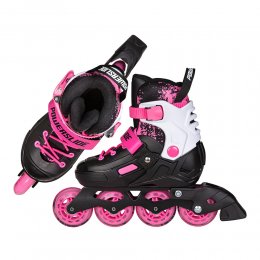 Role Powerslide Kids Khaan Magic Black/White/Pink