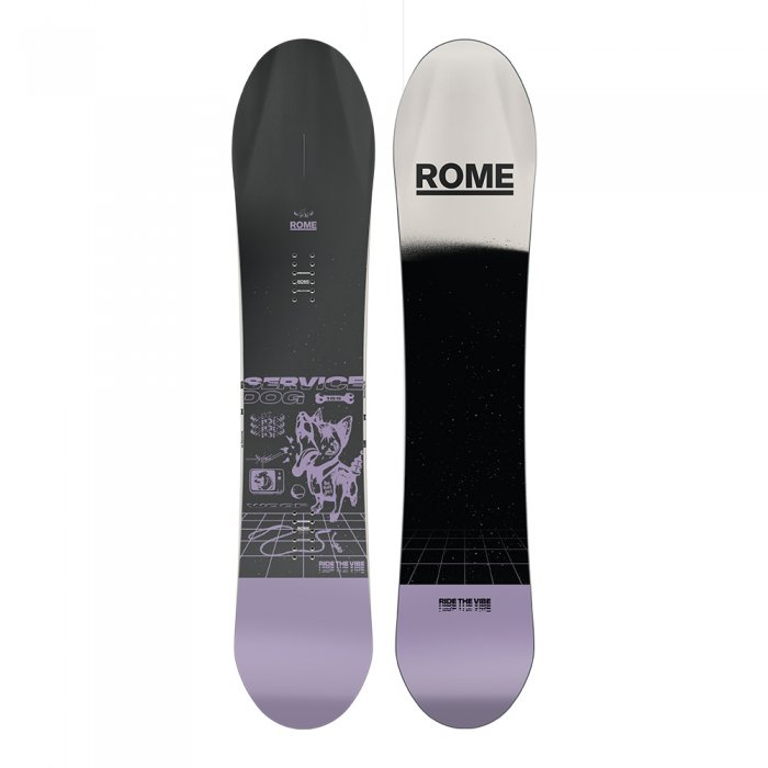 Placa Snowboard Rome Service Dog 25/26