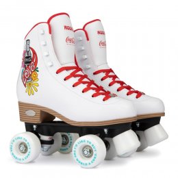 Patine cu rotile Rookie Coca-Cola Love White