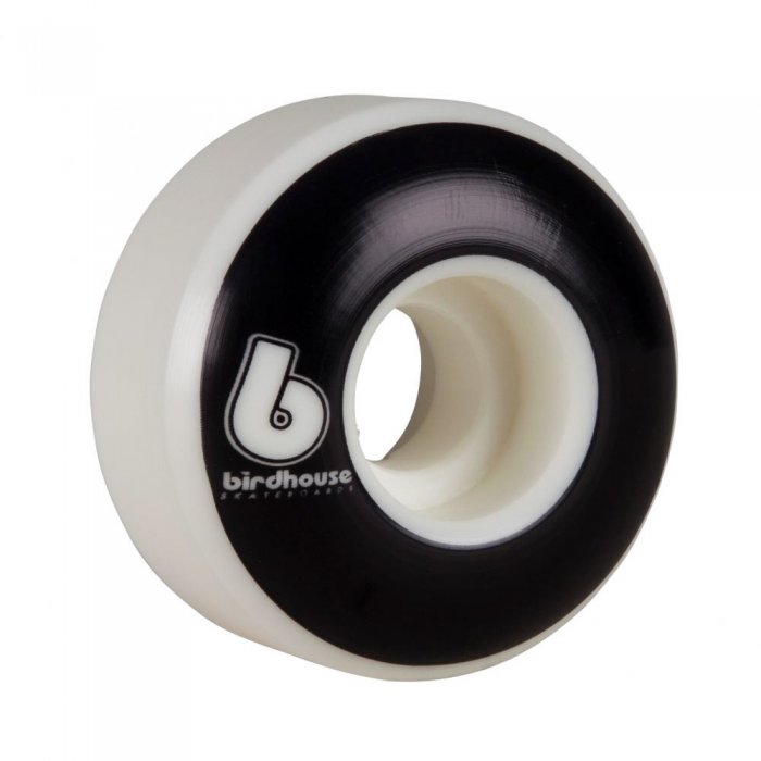 Set 4 roti skateboard Birdhouse B Logo white/black 52mm