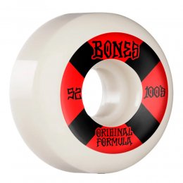 Set 4 roti skateboard Bones 100 No.4 White V5 Sidecut 52mm